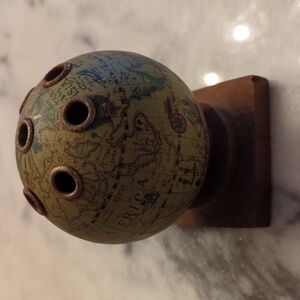 1950s globe pencil holder
